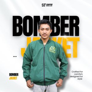 Jaket bomber custom kualitas distro dengan bordir komputer
