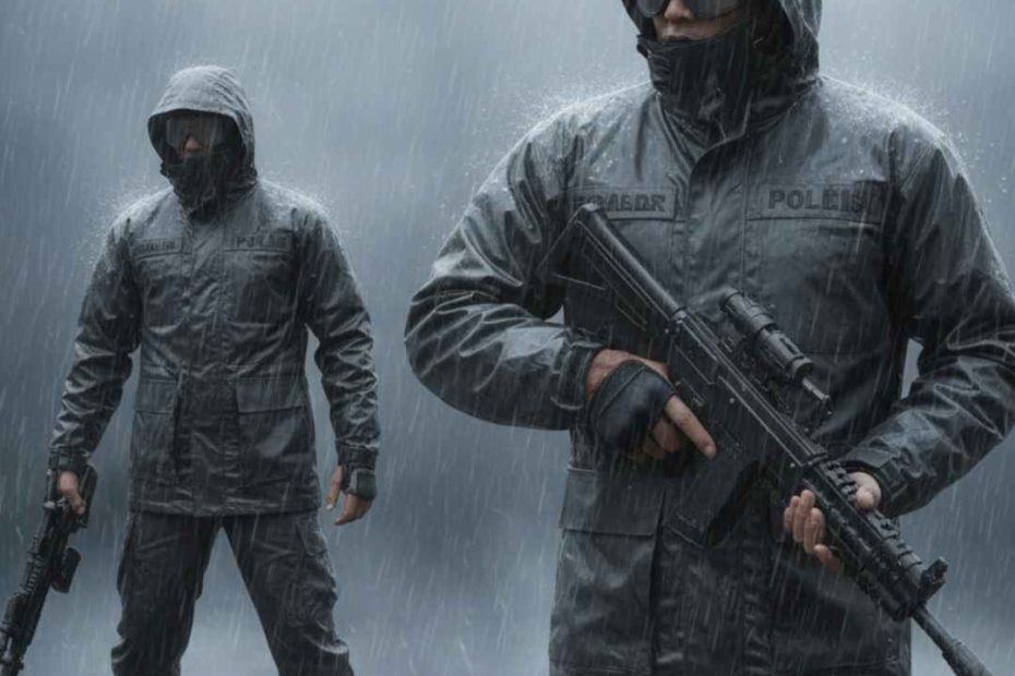 aket PDL waterproof fungsional, seragam kerja lapangan anti hujan, keselamatan kerja industri, konveksi jaket jogja terpercaya, Garansi 100%.