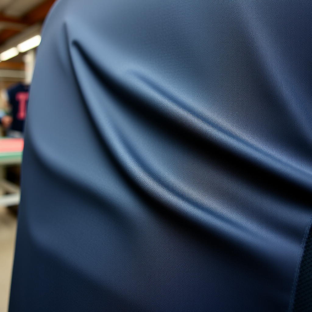 Detail bahan dan finishing jersey custom jogja