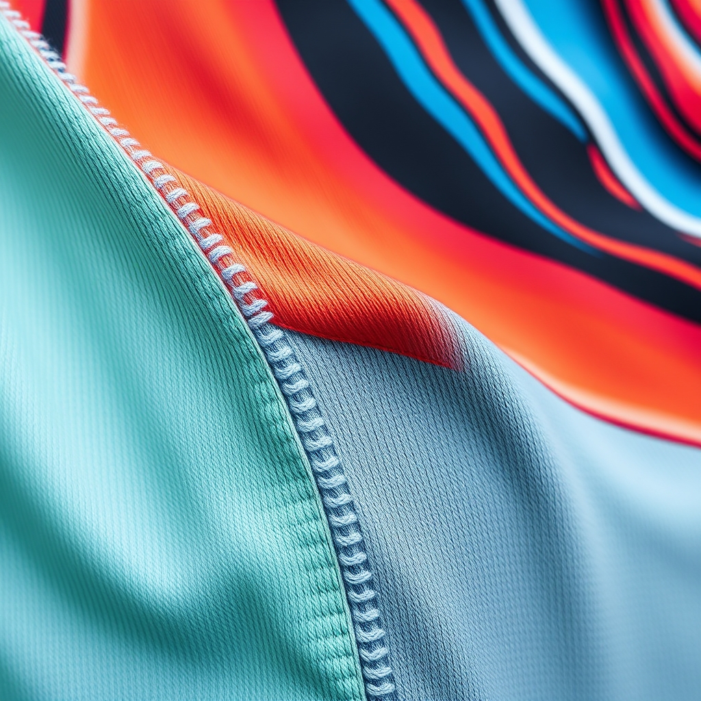 Detail bahan dan finishing jersey futsal custom