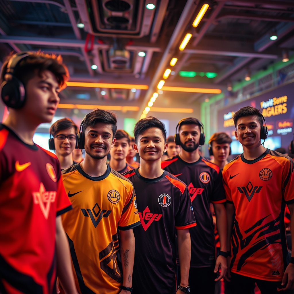 Jersey Esports Custom: Desain, Bahan, dan Ukuran Tim di Suffix Konveksi